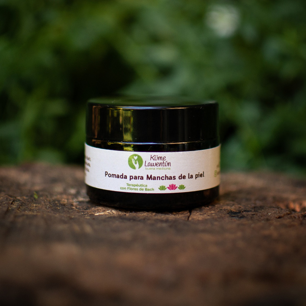 Pomada para la piel con flores de bach