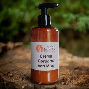 Crema corporal con miel